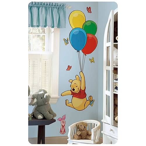 Winnie the Pooh & Piglet Peel & Stick Giant Wall Applique